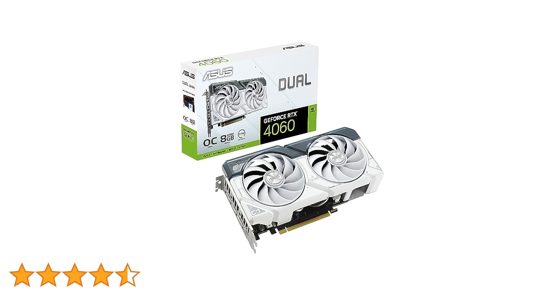 Amazon | ASUS Dual GeForce RTX™ 4060 OC ホワイトエディション